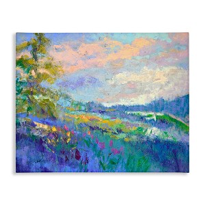 Stupell Industries Modern Hill Woodland Landscape Canvas Art, 30" x 24" - 1 of 4