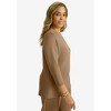 Jessica London Women's Plus Size Perfectease Boatneck Top - 4 of 4