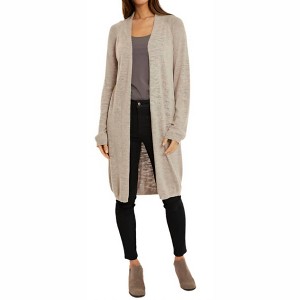 Women's Long Sleeve Sweater Duster - mododoc - 1 of 4