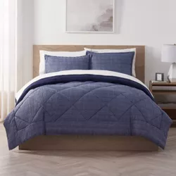 Supersoft Bed in a Bag Reversible Comforter Set - Serta
