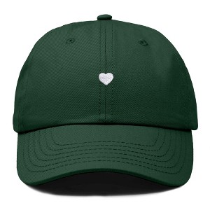 Dalix Heart Embroidered Cotton Summer Outdoor Baseball Cap Dad Hat Womens - 1 of 4