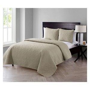 VCNY Caroline Embossed Quilt Set - 1 of 4