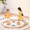 VEVOR Balance Beam Stepping Stones, 6 PCS Wooden Toddler Balance Boards, Montessori Toy for Kids 2-6, Build Coordination and Gross Motor Skills - 2 of 4
