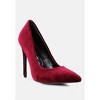 Janessa Velvet Stiletto Heel Pumps - 2 of 4