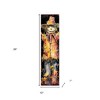 HomeRoots 36" Black And Orange Scarecrow Solid Wood Porch Sign - 3 of 4