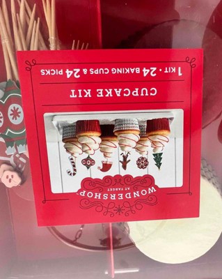 75pk Christmas Festive Baking Cups - Wondershop™ : Target