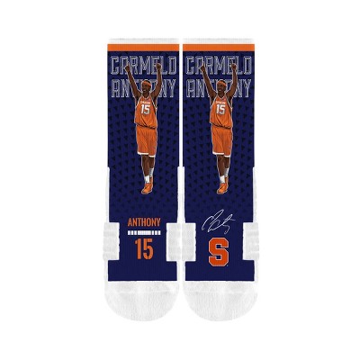 NCAA Syracuse Orange Carmelo Anthony Adult Premium Socks - M/L