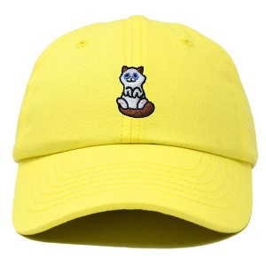 Dalix Ragdoll Cat Embroidered Cotton Dad Hat Cute Cat Lover Adjustable Baseball Cap for Everyday Style Womens - 1 of 4