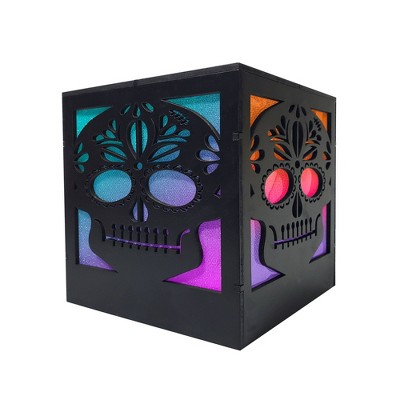 LumaBase Battery-Operated Color Changing Sugar Skull Box