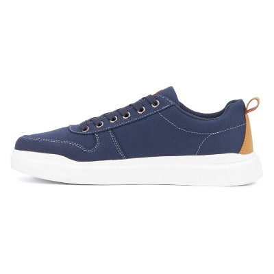 Мужские Reserved Footwear New York Men's Niko Low Top Sneakers - 10.5, NAVY — фото 2