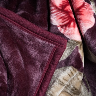 Rose Garden Heavyweight Faux Mink Blanket