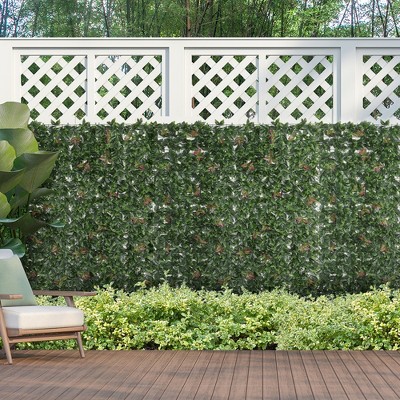 53 cm Green Boxwood Artificial Outdoor Privacy Hedge