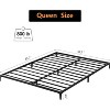 Metal Platform Bed Frame, Noise Free Mattress Foundation with Storage Space, Anti Sliding Heavy Duty Steel Slats, Easy to Assemble - 2 of 4