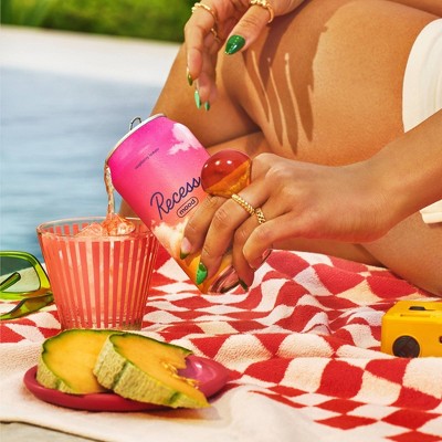 Recess Mood Raspberry Lemon Sparkling Water with Magnesium L-Threonate - 4pk/12 fl oz