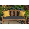 Casual Cushion Solid Sunbrella Fabric 1-Piece Indoor/Outdoor Square Throw Pillow - 2 of 4
