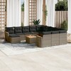 vidaXL Garden Sofa Set Grey - 2 of 4