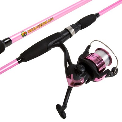 Leisure Sports Fishing Combo With 78 Rod and Size 30 Spinning Reel - Matte  Black