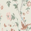 Laura Ashley Summer Palace Sage and Apricot Wallpaper - 4 of 4