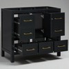 36" Freestanding Bathroom Vanity Cabinet Without Sink, Solid Wood Frame Storage Cabinet , Bathroom Cabinet - 4 of 4