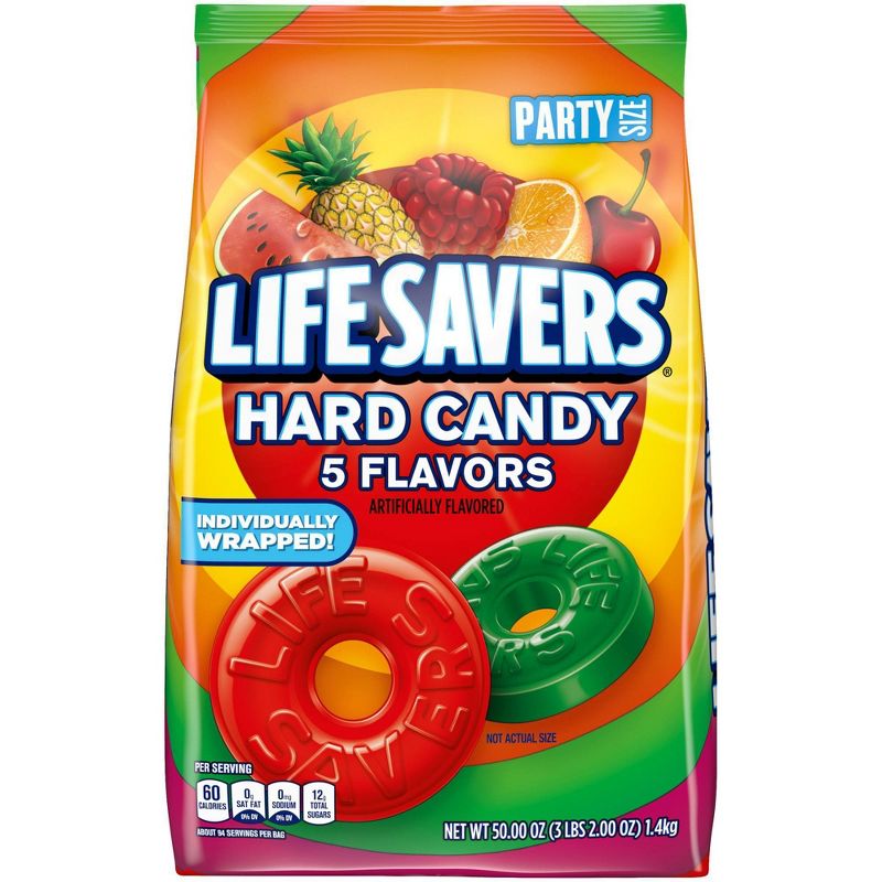 Life Savers Five Flavor Party Size Hard Candy - 50oz, 1 of 10