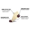 Copper Zone  Premium Merino Wool Compression Ankle Socks - Designed For Winter, Hiking, Camping, Running - 3 Pair Pack - image 2 of 4