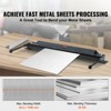 VEVOR Box and Pan Brake, 48-Inch, 0-130 Degrees Sheet Metal Bending Brake, Portable Mini Metal Bender with 20 Gauge Low Carbon Steel, Black - 3 of 4
