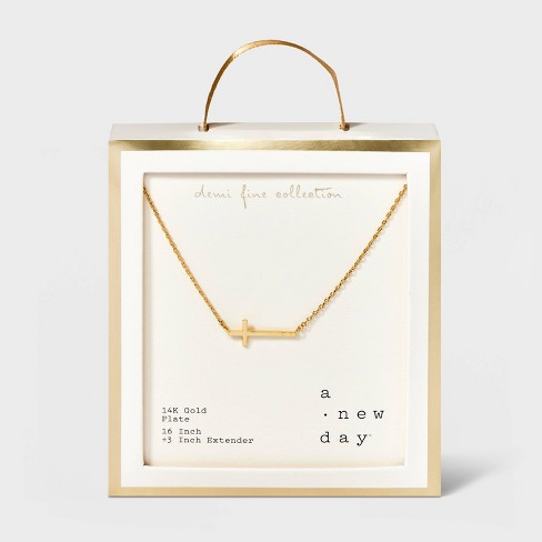 Target hot sale gold necklace