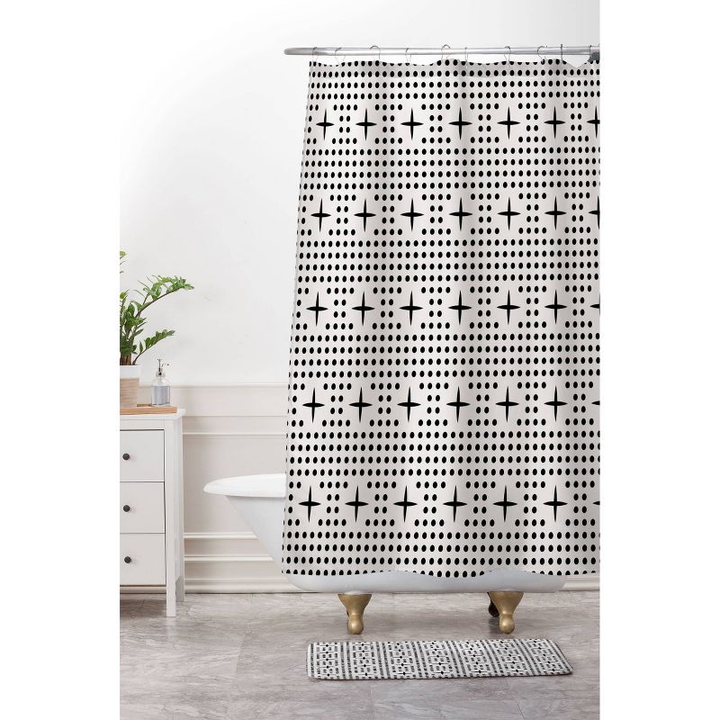 Holli Zollinger Dots and Plus Mudcloth Bath Mat Black - Deny Designs, 3 of 5