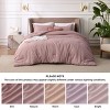 Bedsure | 2/3 Pcs Comforter Set Solid Cationic Dyeing Soft & Cozy Bedding Set - 4 of 4