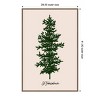 Amanti Art 28"x41" Oh Tannenbaum Green by Eins Kubistika Framed Canvas Wall Art Print - 4 of 4