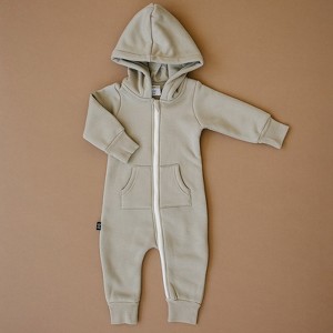 Kids Dylan One Piece Sweatsuit - Olive + Scout - 1 of 4
