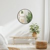 Americanflat - 19x19 Framed Black Round Mirror Circle Mirror for Bathroom, Bedroom, Entryway, Living Room - 4 of 4