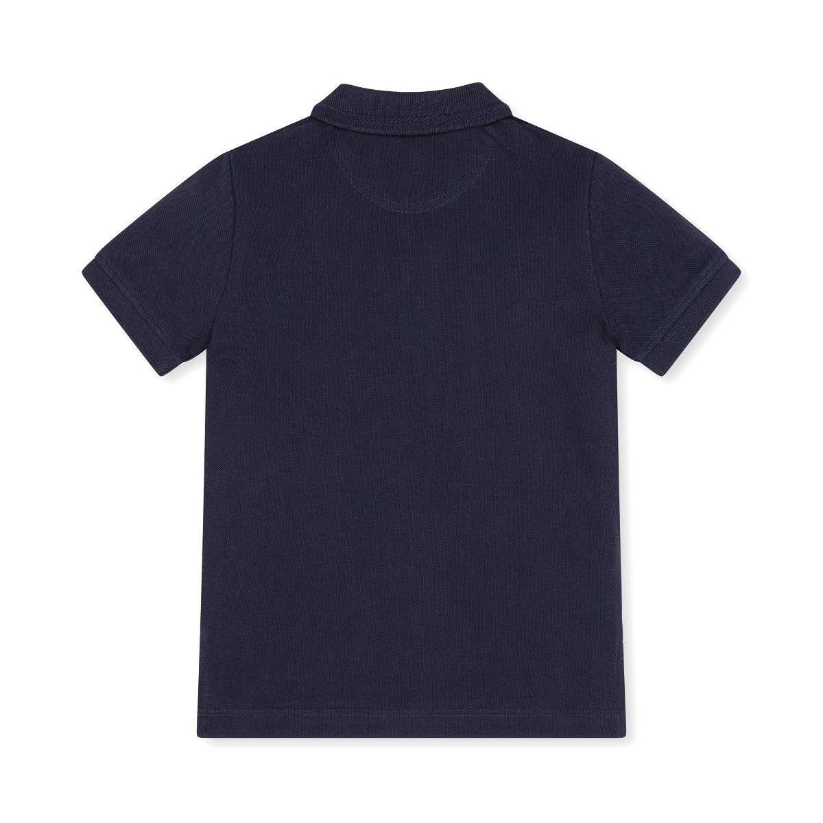 Hope & Henry Organic Short Sleeve Knit Pique Polo Shirt, Kids - thumbnail 6