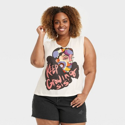 Women's Compton Cowboys Graphic Tank Top - White Xxl : Target