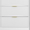 Sapphtopaz Modern Dresser with Drawers, Chest of Drawers with Wavy Patterns & Gold Handle for Entryway Versatile Drawer Organizer for Bedroom - 4 of 4
