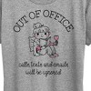 Women's - Instant Message - Out Of Office Short Sleeve Graphic T-Shirt - 2 of 4