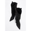 Gueras - Black Fringe Pointed Toe Boot(Women) | Prologue Shoes - 2 of 3