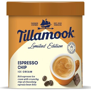 Tillamook Limited Edition Espresso Chip Ice Cream - 48 fl oz - 1 of 4