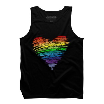 Adult Design By Humans Love Wins Rainbow Blended Heart Pride By KangThien Tank Top