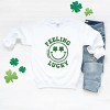 Simply Sage Market S.W.Smiley Feeling Lucky Smiley Face Sweatshirt - 3 of 4