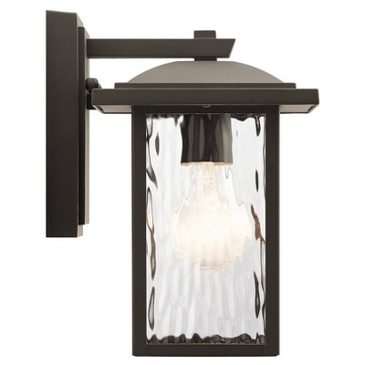 Olde Bronze 10.75" Outdoor Wall Sconce with Clear Glass Shade
