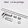 PAGED Waterfal Bathroom Faucets Single Handle Bathroom Sink Faucet Modern Vanity Basin Faucet with Deck Plate & Overflow Pop Up Drain - 2 of 4