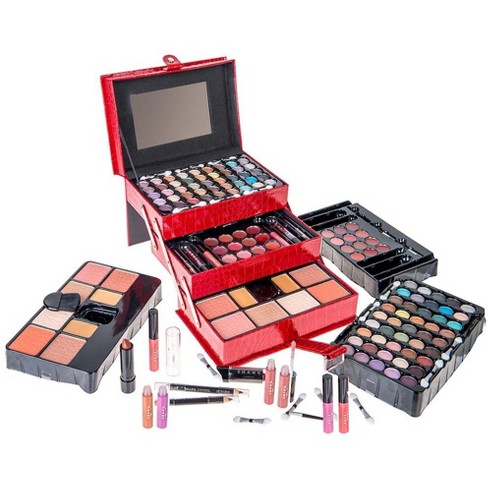 Cosmetics Makeup Kit Storage Organizer Box, For Bridal Gift (Pink)