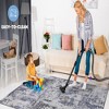 ChicFurnit Rug PAYAS Collection Stain Resistant Non Shedding Kid and Pet Friendly for High Traffic Spaces, Gray, 90"*6.5"*6.5" - 4 of 4