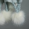 60"x50" Faux Mohair Pom Poms Decorative Throw - Freshmint - 3 of 4