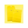 JAM Paper Open End Clasp #1 Catalog Envelope 6" x 9" Yellow 100/Box 87972 - 4 of 4
