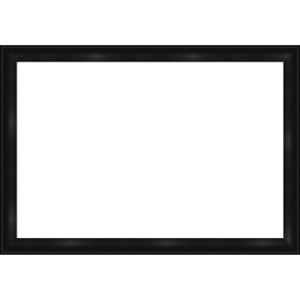 Amanti Art 28"x40" Grand Black Narrow Framed Magnetic Dry Erase Board - 1 of 4