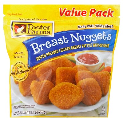 Foster Farms Frozen Chicken Breast Nuggets - 33.6oz : Target