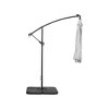 WestinTrends 10 Ft Outdoor Patio Solar LED Cantilever Umbrella with Base Weights - 3 of 3