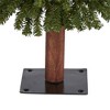 Nearly Natural 3' Pre-Lit Grand Alpine Artificial Christmas Tree Clear Lights: Indoor Seasonal Decor - 4 of 4